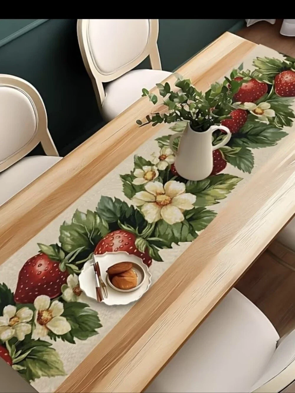 Strawberry 🍓 Decor Table Runner NEW